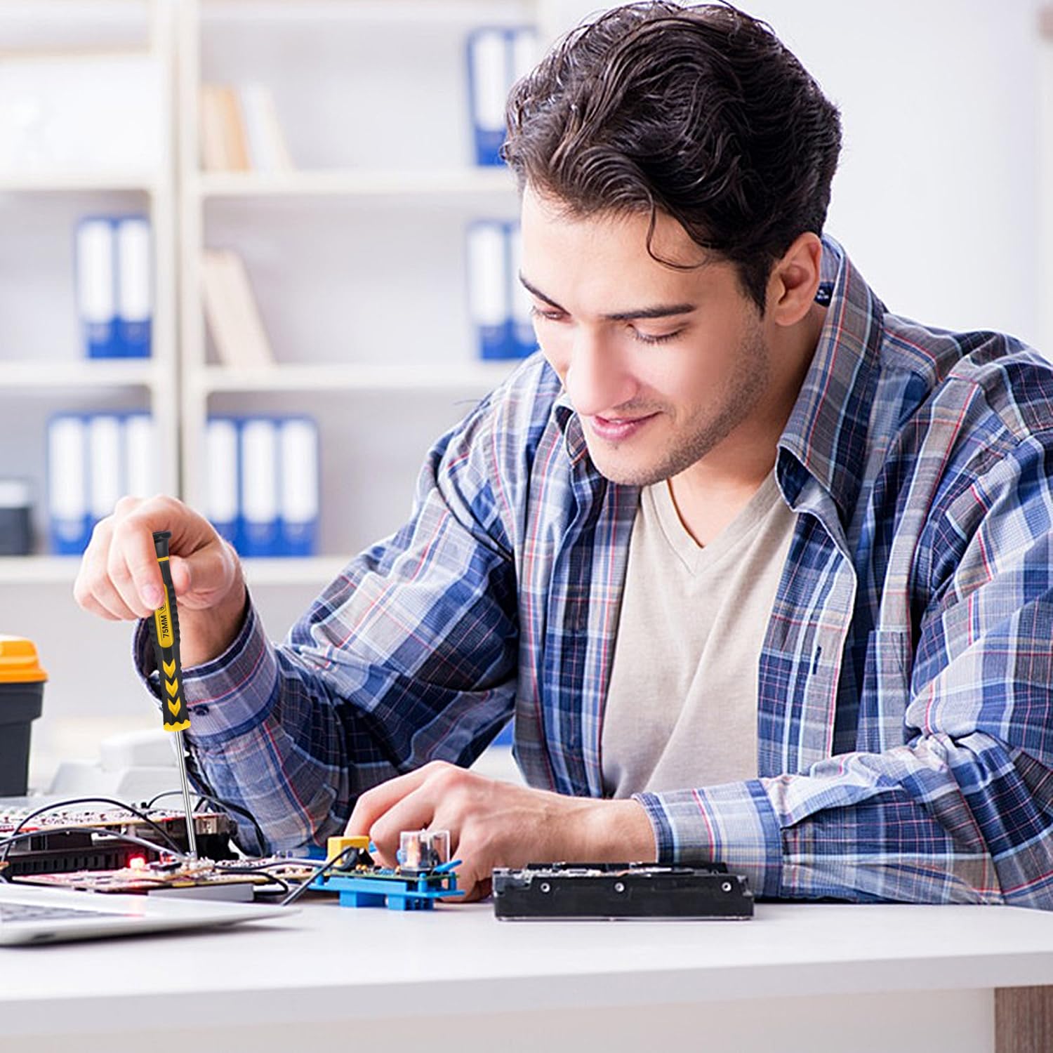 Набор отверток Ezydka 12 шт Мини Магнит Прямой/Torx/Плоский, фото №6