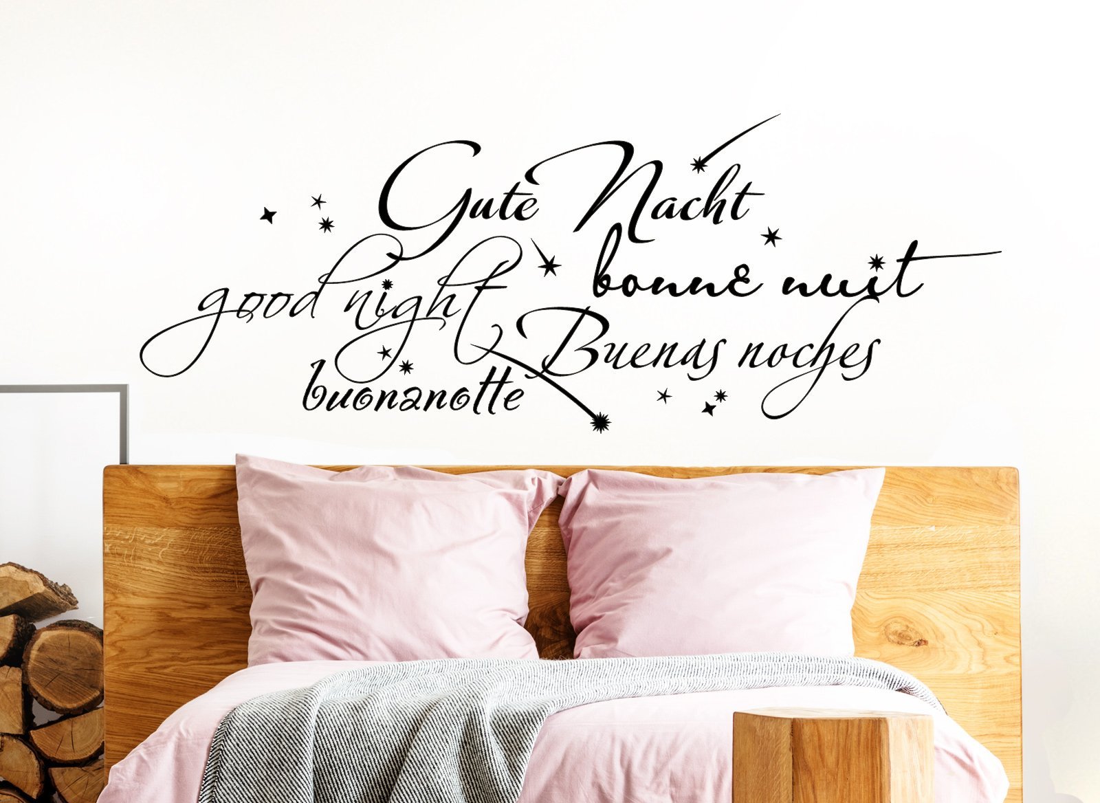 Наклейка на стіну Gran Dora Good Night International Живопис для спальні, фото №3
