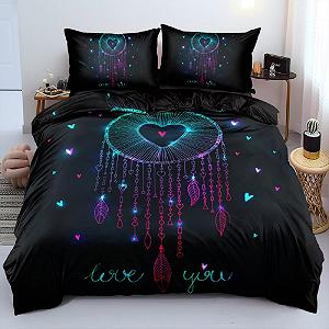 Постільна білизна Chanyuan, комплект з підковдрою synthetic.ua - Фото 1