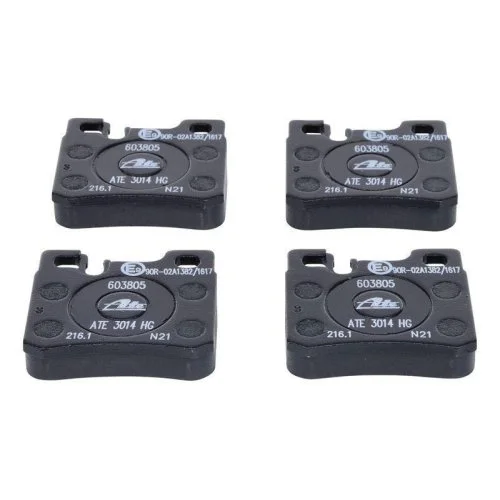 Комплект гальмівних колодок, дискове гальмо ATE 13.0460-3805.2 MERCEDES-BENZ задня вісь, фото №2 Комплект гальмівних колодок, дискове гальмо ATE 13.0460-3805.2 MERCEDES-BENZ задня вісь, фото №2