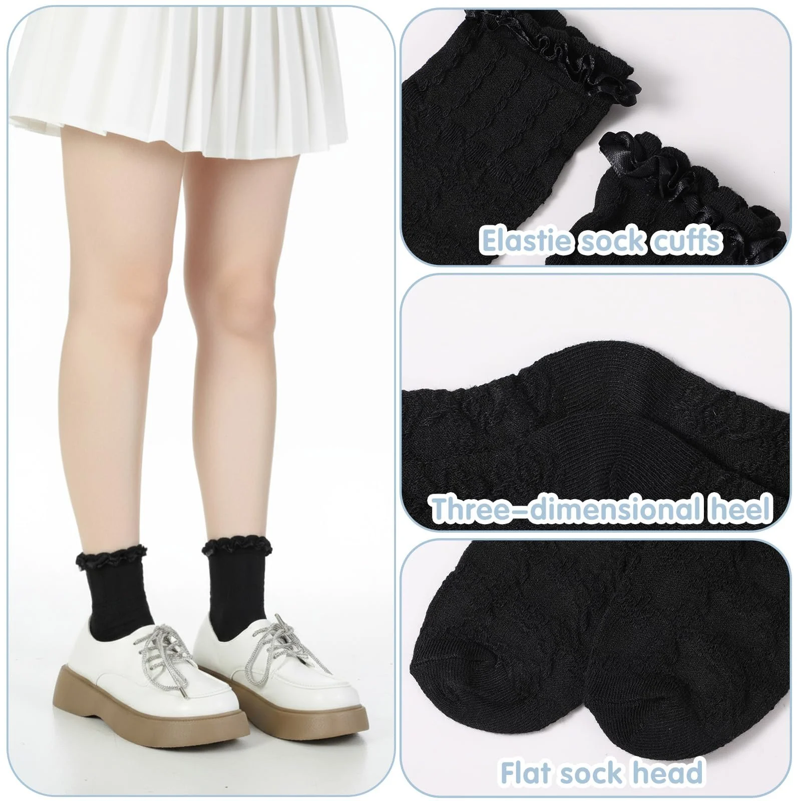 Шкарпетки з рюшами, фото №5