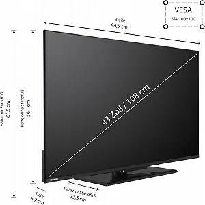 Телевизор 43" Toshiba 43UV3463DAW / 4K / 50 Гц / LED / Vidaa / Wi-Fi / T2 synthetic.ua - Фото 1