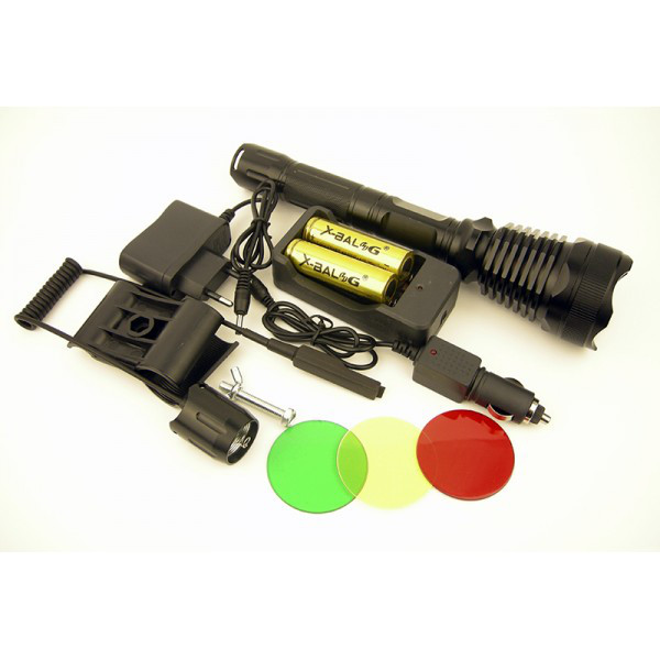 Подствольный тактический фонарь X-Balong BL-Q2800 светодиодный ручной аккумуляторный, фото №1