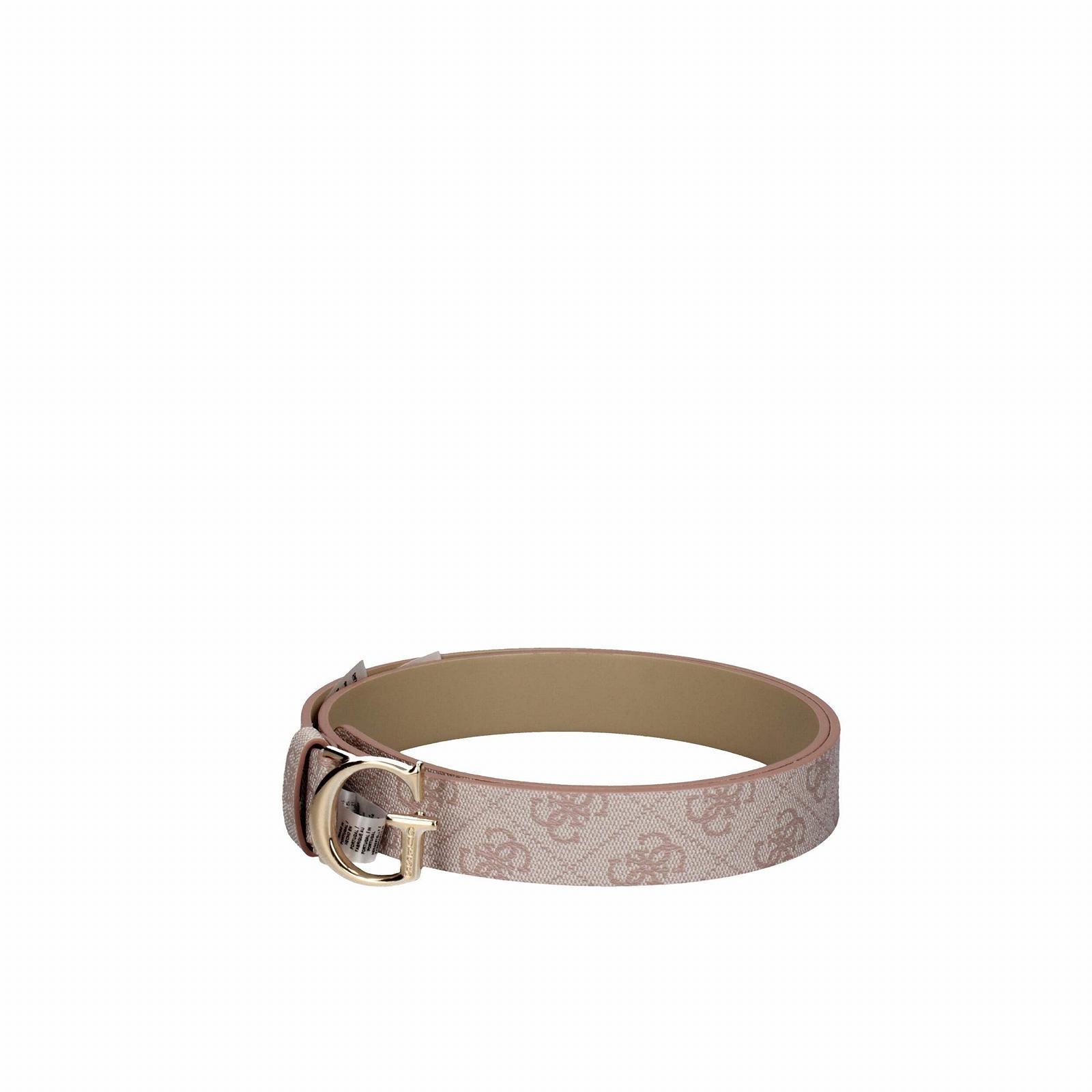 Ремінь для штанів GUESS Vikky Регульований W95 Blush Logo - Можна вкоротити, рожевий логотип, фото №2