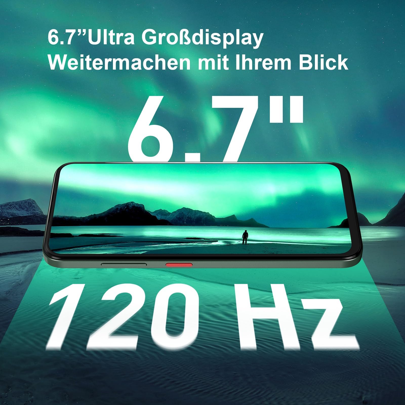 Смартфон ZTE Blade V70 Vita 6.7" FHD+ 120Hz 50MP 5000 мАг 4GB RAM 256GB Android 14 Dual SIM Зелений, фото №6