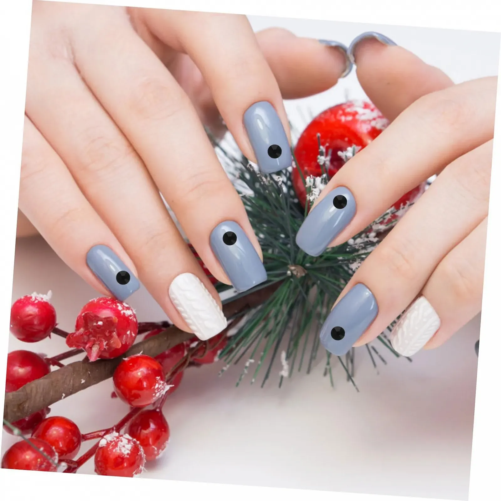 Стрази Mikinona 2 упаковки, плоскі, для високоякісні блискучі камені для креативного дизайну нігтів в кожній упаковці, фото №8