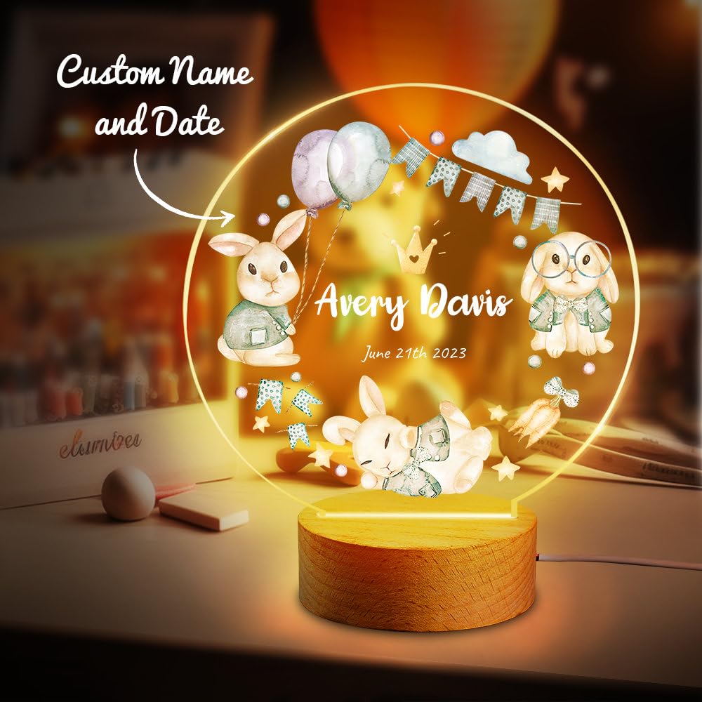 лампа VEELU персонализированная светодиодный ночник детский, фото №3