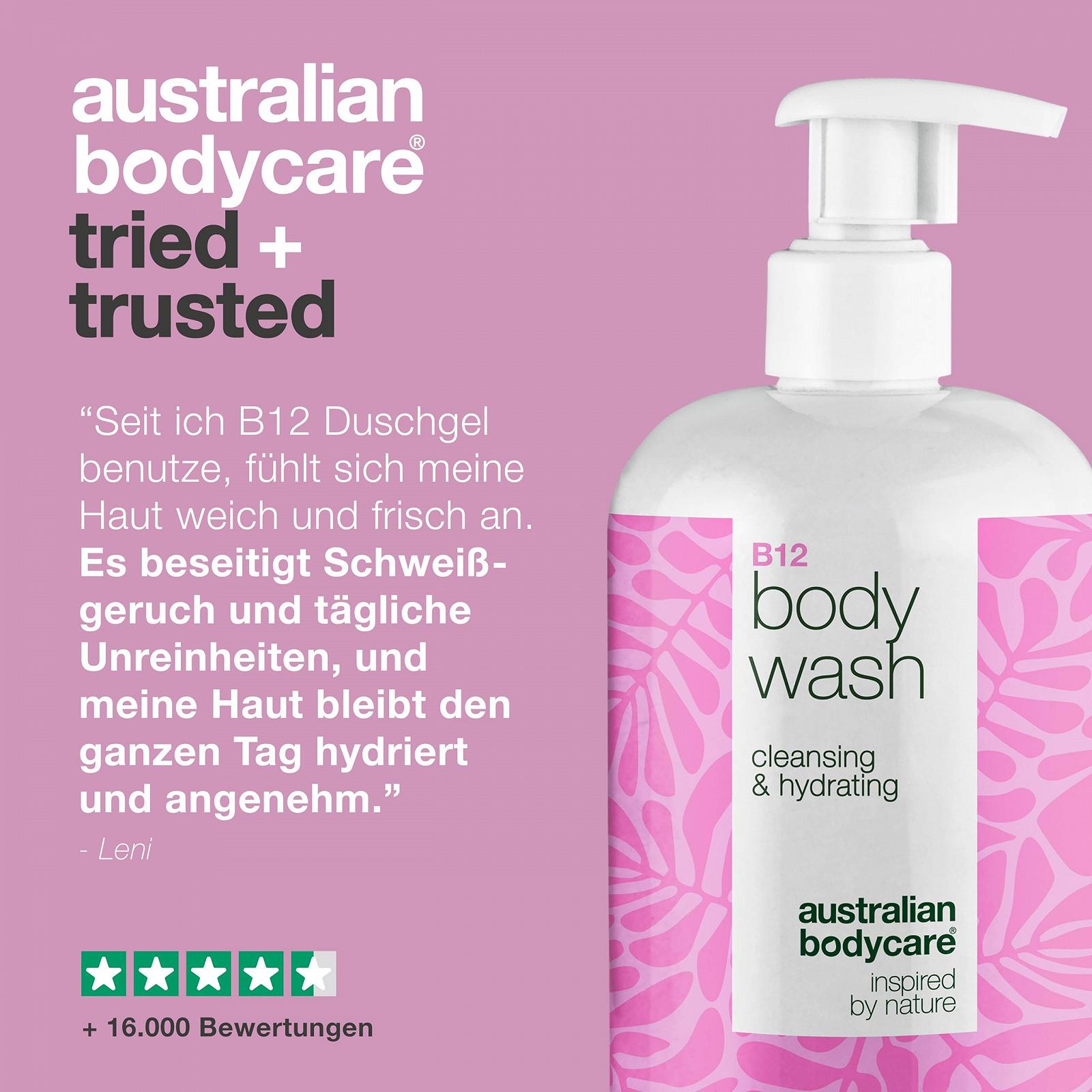 Гель для душа B12 Body Wash Питательный против сухой и зудящей кожи с витамином B12, Цинком PCA и Аллантоином 500 мл, фото №5 Гель для душа B12 Body Wash Питательный против сухой и зудящей кожи с витамином B12, Цинком PCA и Аллантоином 500 мл, фото №5