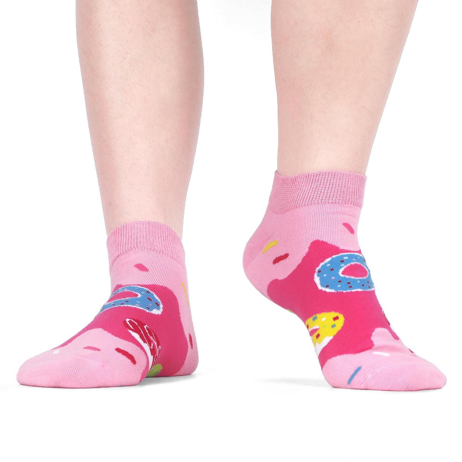 Носки WeciBor, 12 пар, цветные, забавные, короткие, хлопковые, повседневные, фото №4