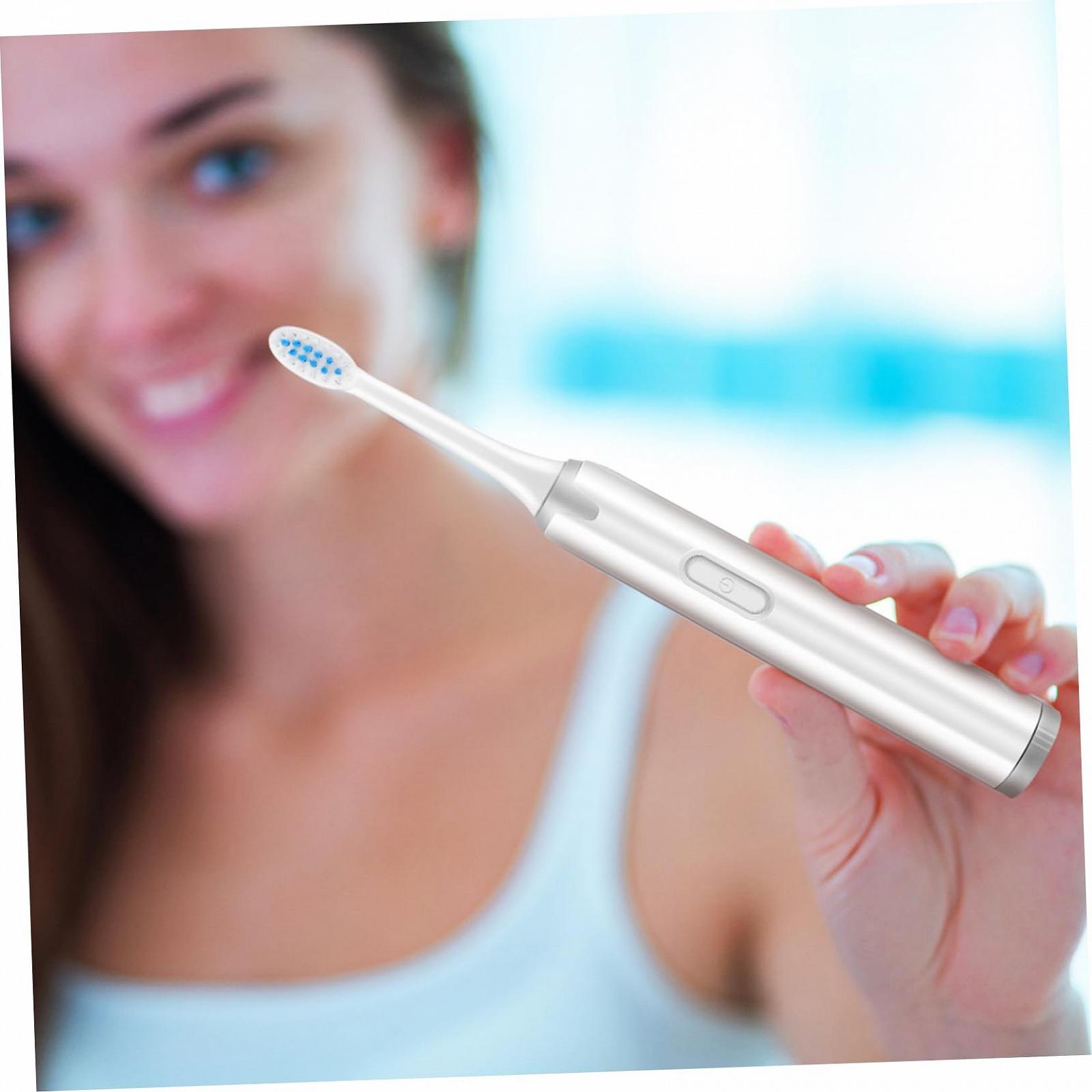 Електрична звукова зубна щітка WRITWAA ABS Біла, фото №5