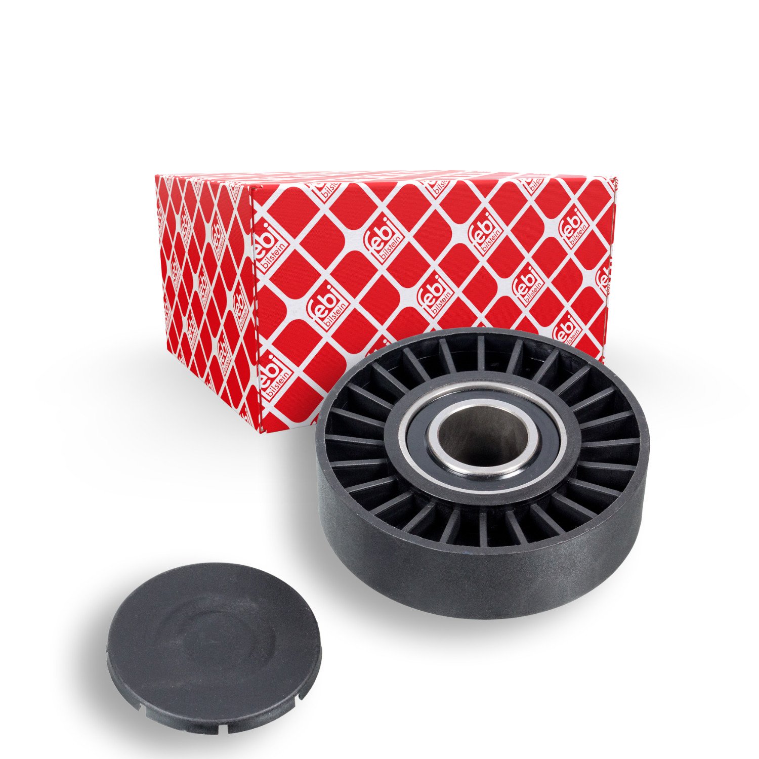 Ролик обвідний/напрямний поліклинового ременя FEBI BILSTEIN 04127 для VW, фото №1 Ролик обвідний/напрямний поліклинового ременя FEBI BILSTEIN 04127 для VW, фото №1