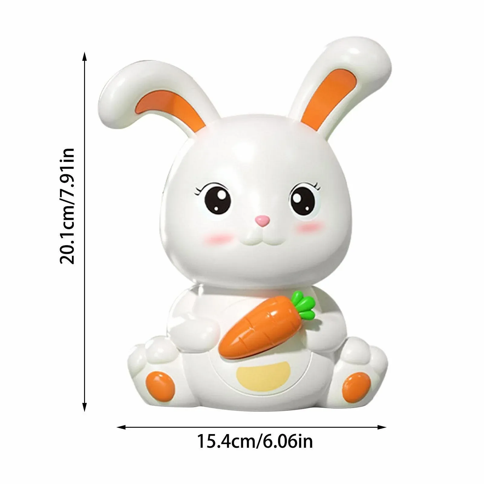 Скарбничка Anloximt Cute Bunny кролик ABS, фото №5