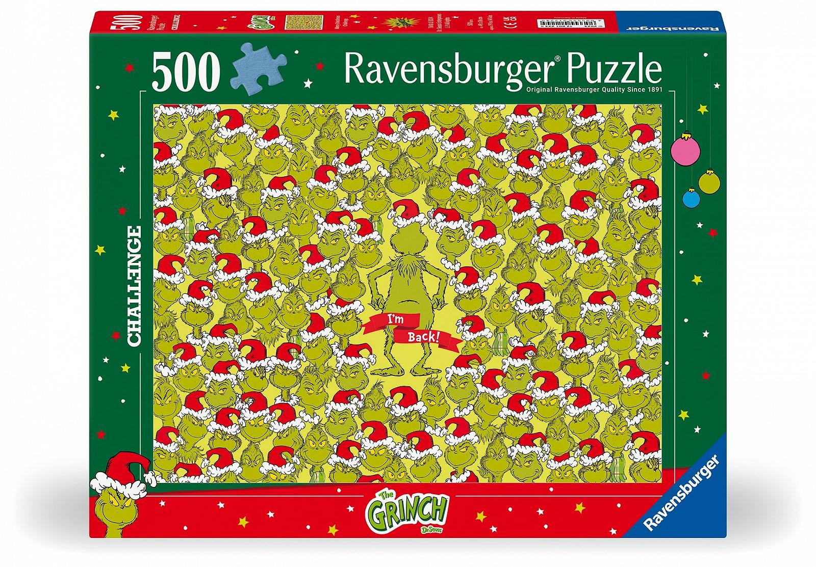 Пазл Ravensburger Merry Grinchmas Challenge 12001224 500 деталей 12+, фото №2 Пазл Ravensburger Merry Grinchmas Challenge 12001224 500 деталей 12+, фото №2