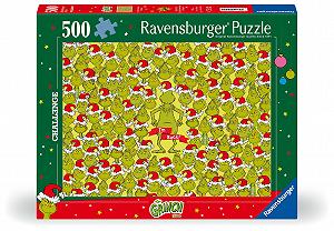 Пазл Ravensburger Merry Grinchmas Challenge 12001224 500 деталей 12+ synthetic.ua - Фото 1