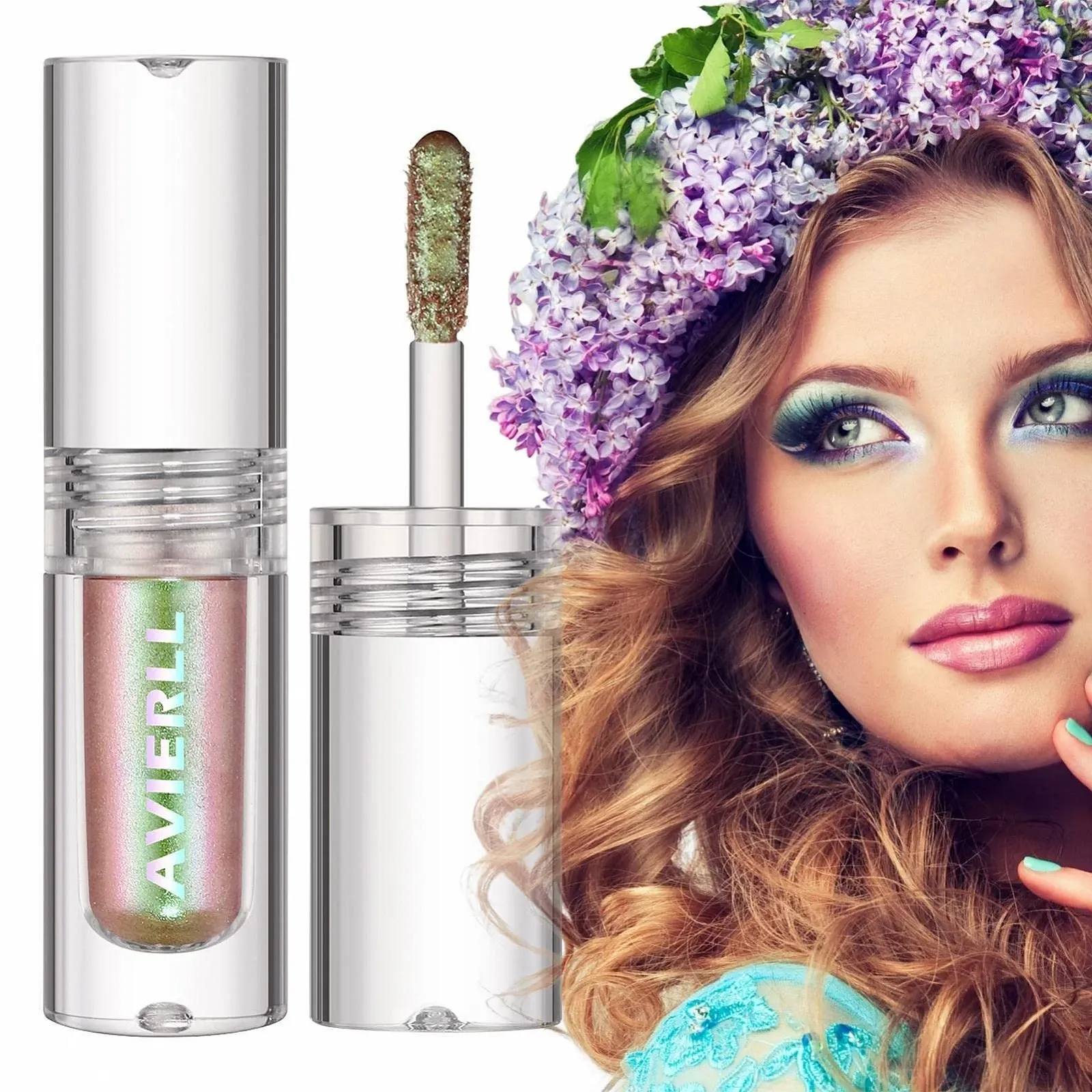 Тени для глаз Bavokon, быстросохнущая, высокопигментированная, жидкая, меняющая цвет под блеском, фото №1 Тени для глаз Bavokon, быстросохнущая, высокопигментированная, жидкая, меняющая цвет под блеском, фото №1