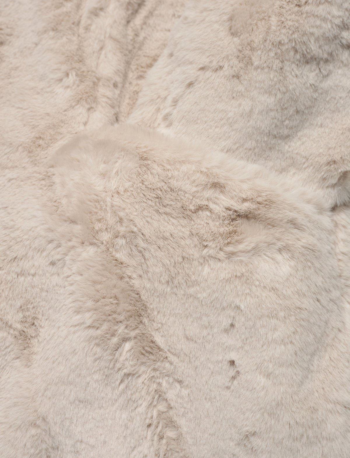 Куртка ONLY ONLMALOU FAUX FUR COAT CC OTW 15205622-Moonbeam Бежевый XS, фото №3