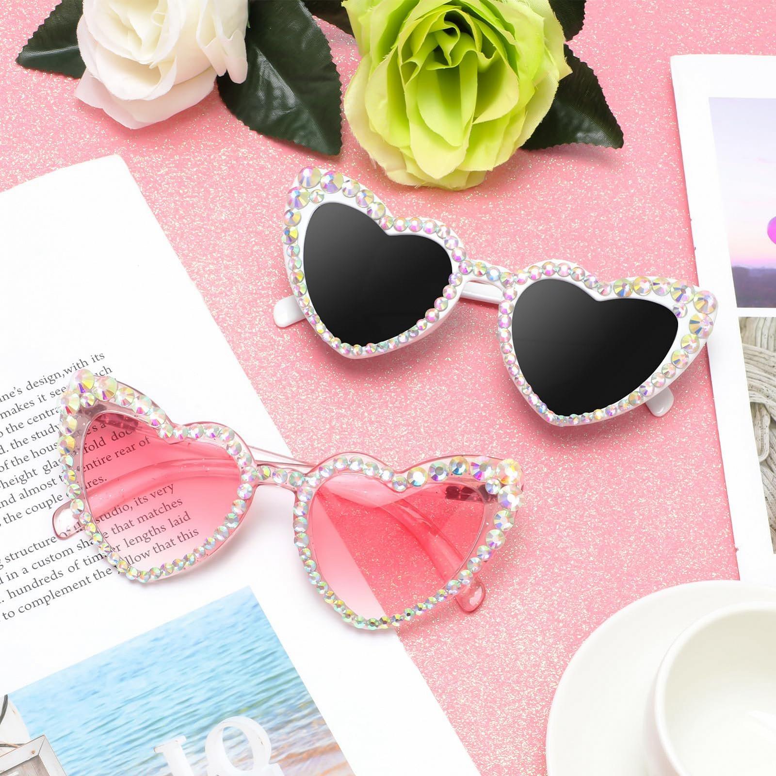 Солнцезащитные очки Сердце Белое, фото №7