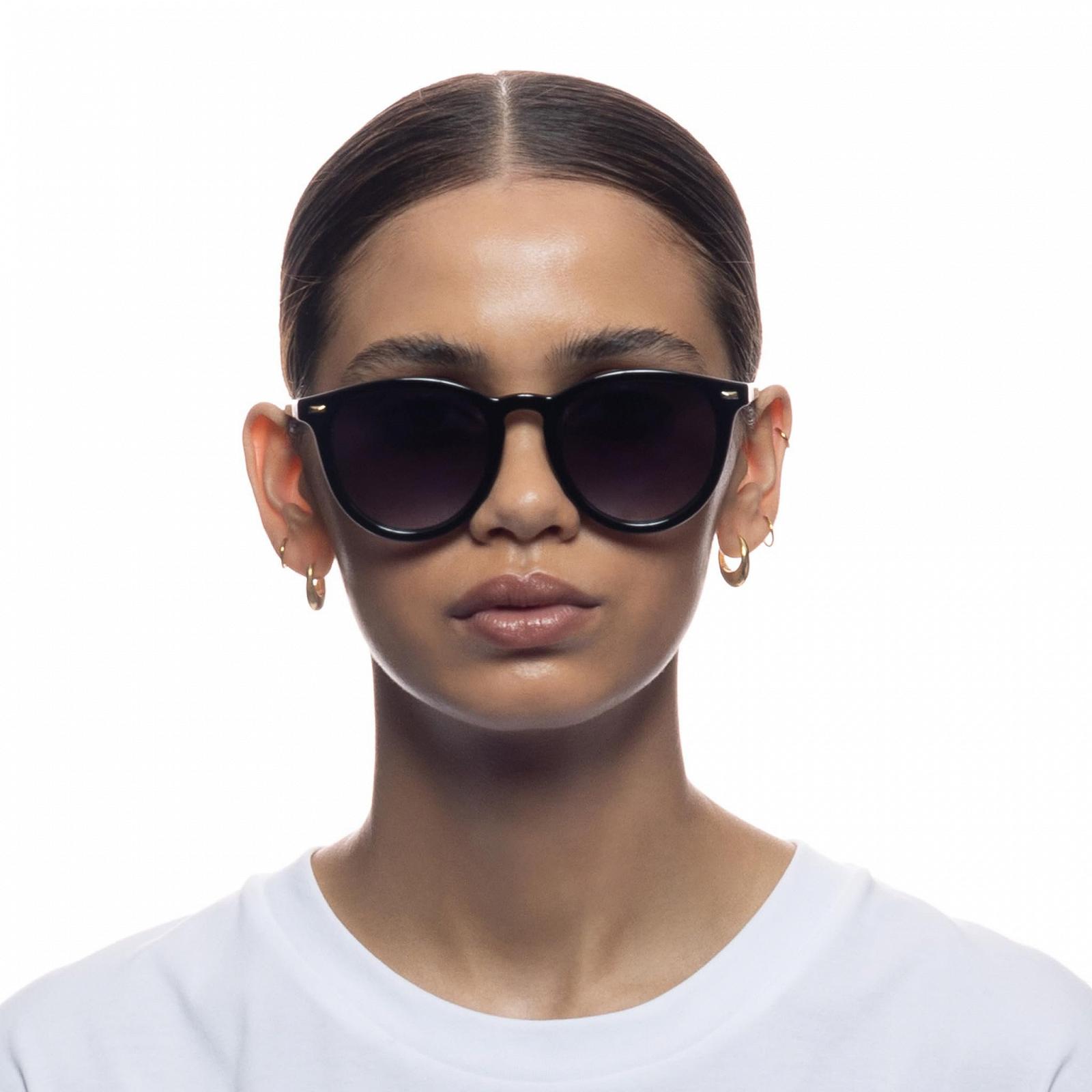 Сонцезахисні окуляри Le Specs Fire Starter для чоловіків і жінок, кругла форма оправи із захистом від ультрафіолету, фото №3