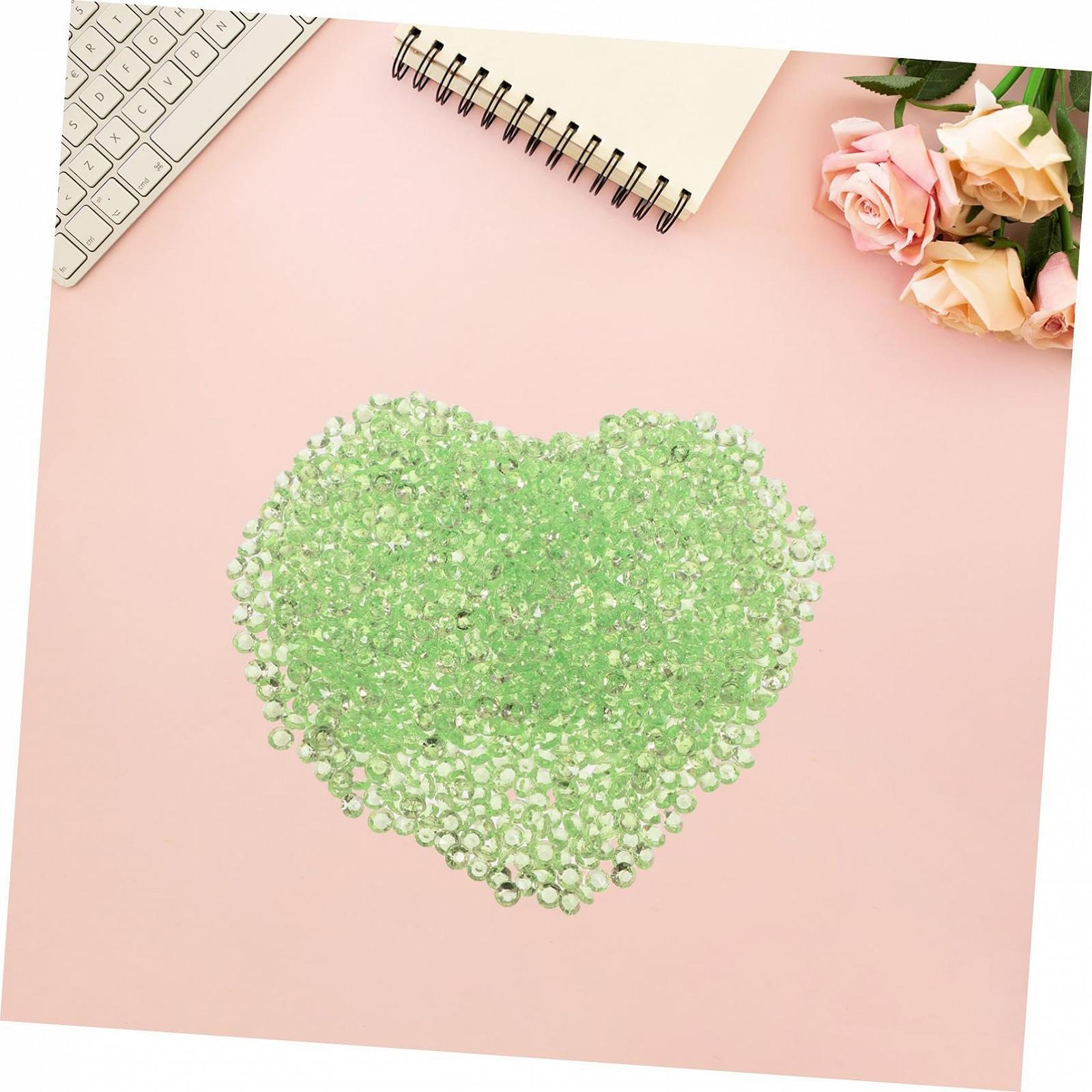 Стразы для ногтей Cabilock, стеклянные бусины, 2000 шт., красные, зеленый, фото №4