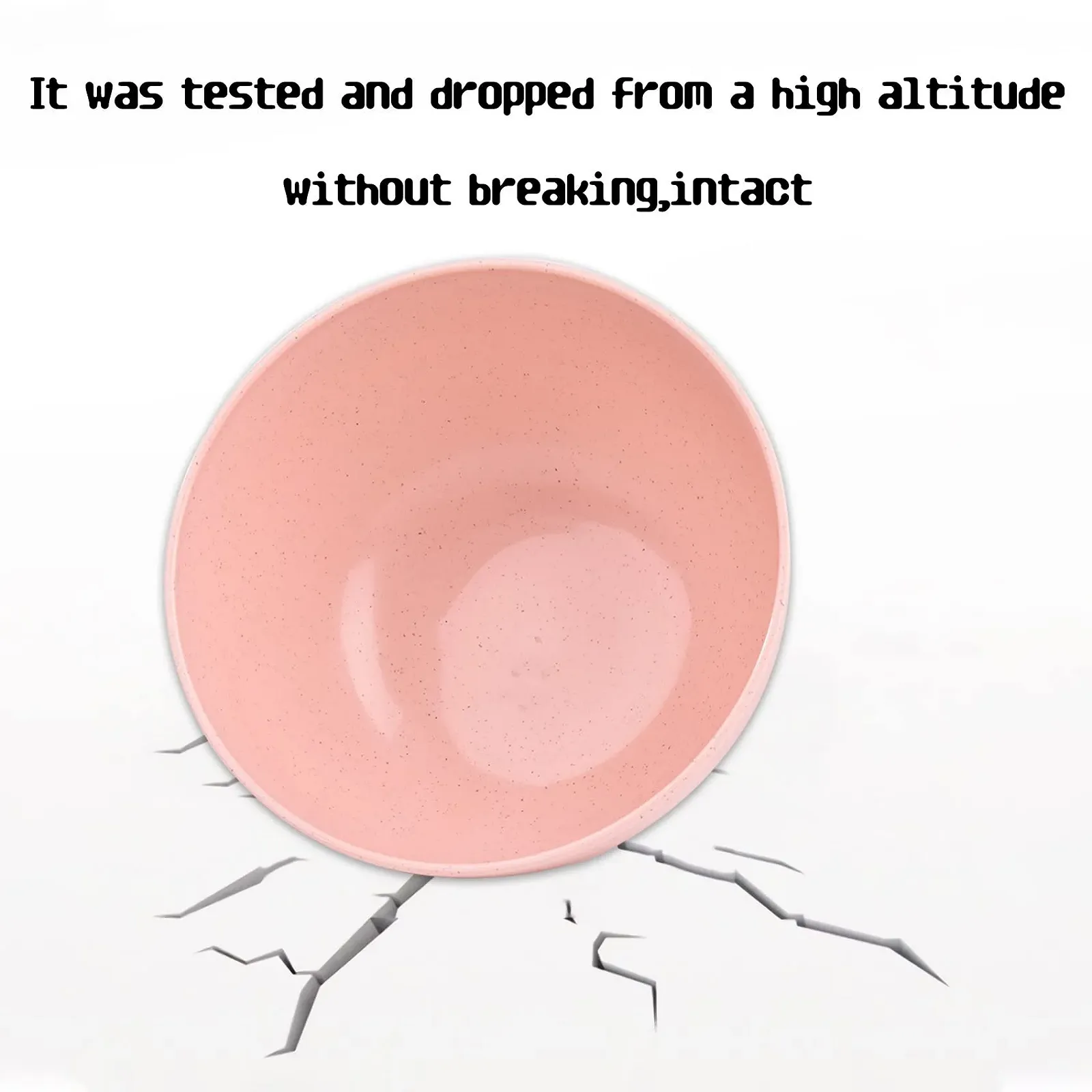 Миска IDISON Пластиковый набор мисок 5 штук Небьющиеся миски для лапши, хлопьев, 530 мл, фото №3