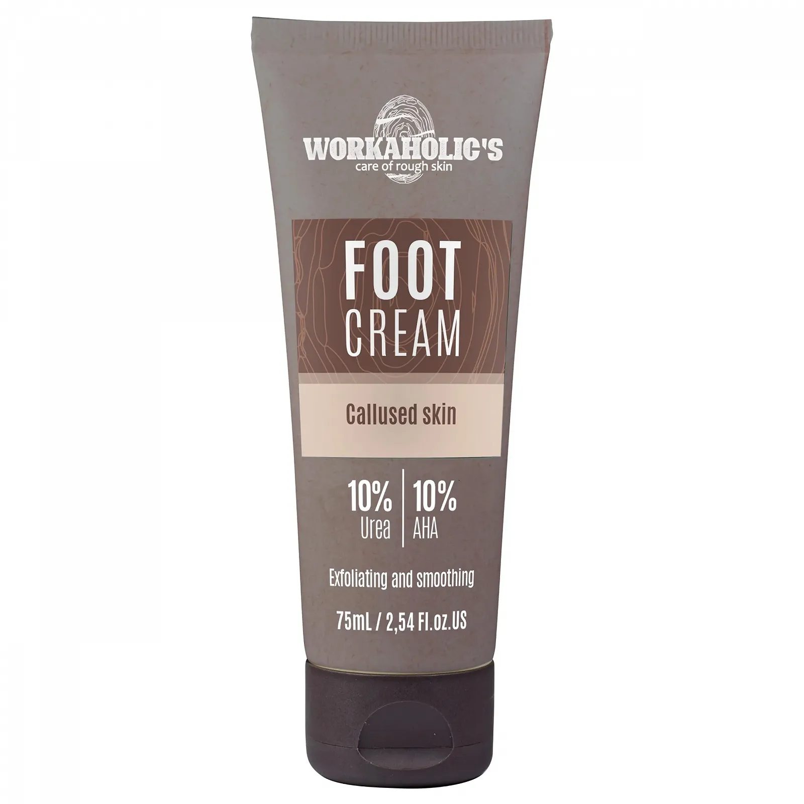 Крем для ног Workaholic's 10% AHA 10% Urea от мозолей и сухости 75 мл, фото №1