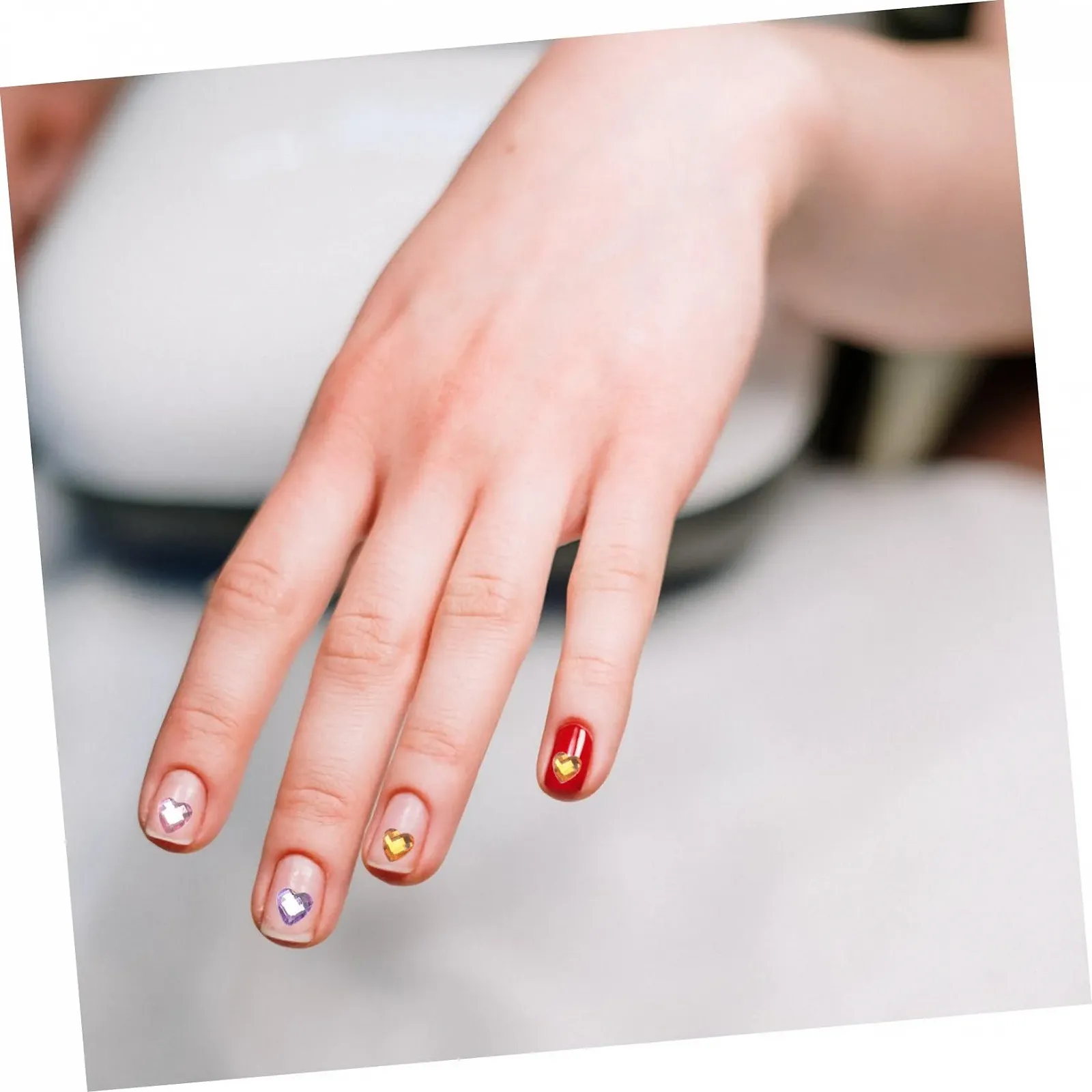 Прикраса для нігтів Healeved Серце S Підвіска, фото №4