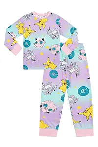 Комплект пижамы Флис Pikachu Girls Pokemon Розовый - Фото 1