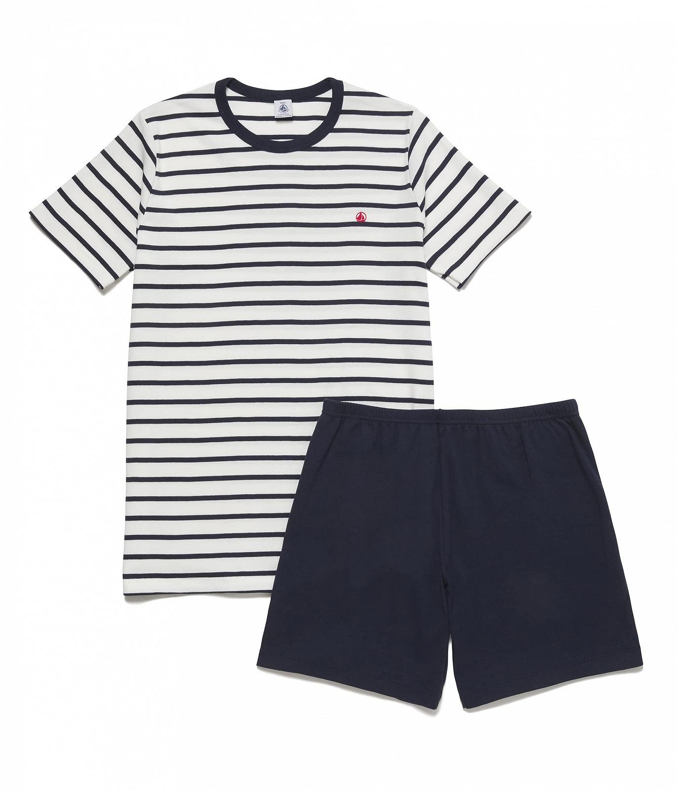 Піжама Petit Bateau Смугаста Морська В'язана для Хлопчиків, фото №3