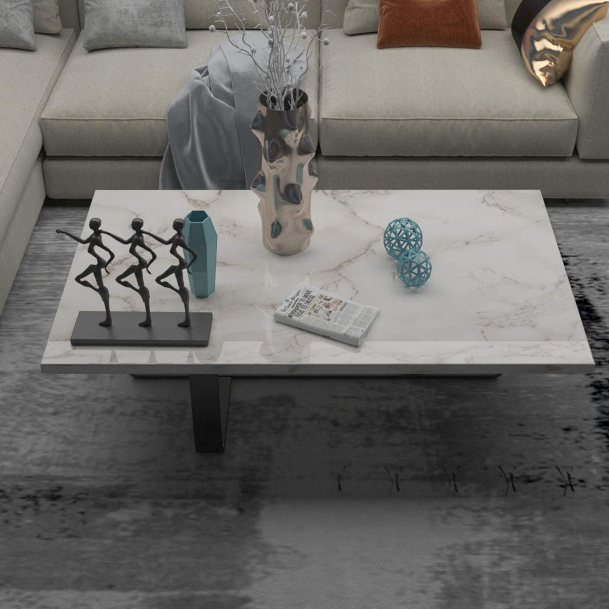 Самоклеящиеся обои TOTIO под белый мрамор Виниловые 40 см x 9 м Emerald White, фото №3 Самоклеящиеся обои TOTIO под белый мрамор Виниловые 40 см x 9 м Emerald White, фото №3