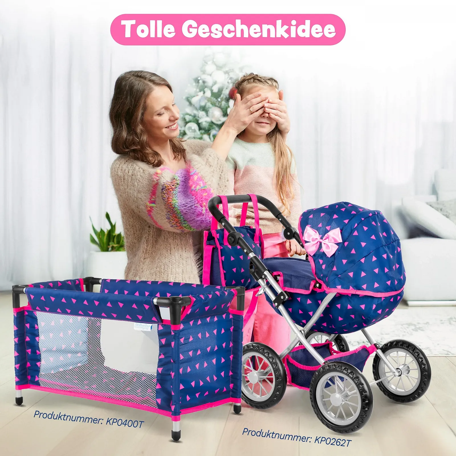 Ліжко для ляльки Kinderplay Модель KP0400T 43 см, фото №6