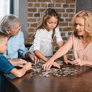 Пазл Mr.Broccoli Christmas Hats Домашние животные 1000 деталей 68 x 48 см - Фото 1