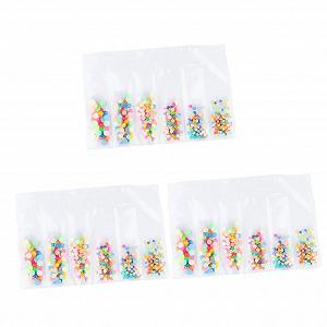 Стразы Акриловые FRCOLOR, 3 коробки, наклейки для ногтей, флуоресцентные, плоские, кристаллы 3D - Фото 1