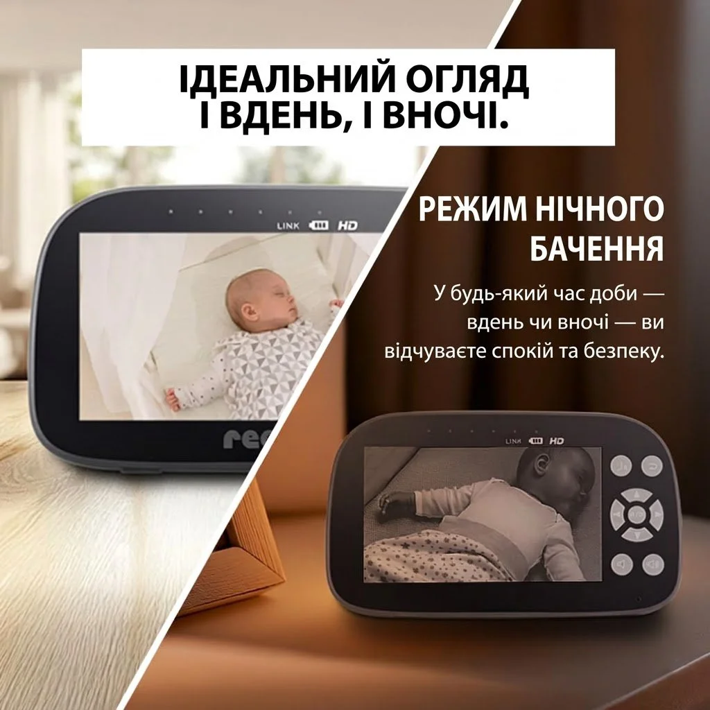 Видеоняня reer BabyCam Pro HD Move / Дальность 300 м / FHSS / Ночное видение, фото №4