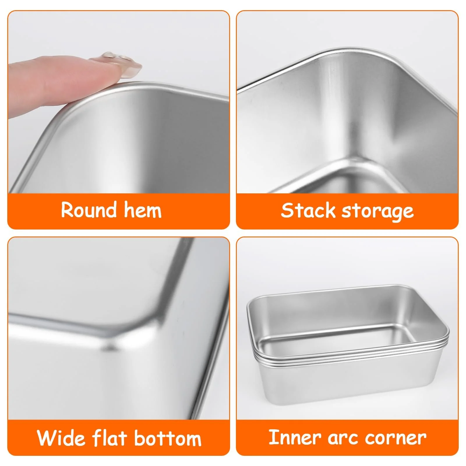 Ємності DMJJSD 2000 ml Stainless Steel Airtight, фото №6 Ємності DMJJSD 2000 ml Stainless Steel Airtight, фото №6