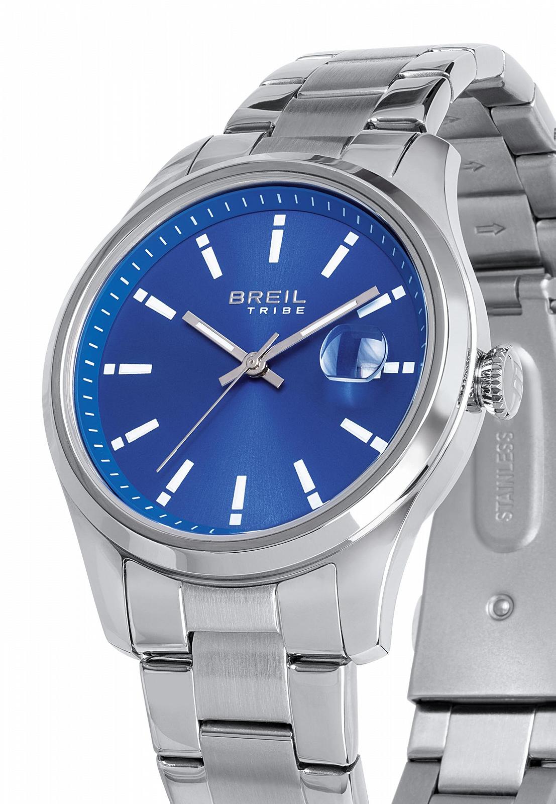 Унісекс Годинник Breil Classic Elegance EW0650 Кварцовий Срібний Циферблат Срібний Сталевий Браслет, фото №4