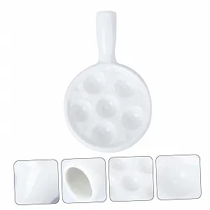 Форма для улиток TOYANDONA керамическая с эргономичными ручками белая synthetic.ua - Фото 1