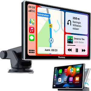  Автомагнітола Trumsey T716 / 7" / Сенсорна / Apple CarPlay / Android Auto / Wi-Fi / GPS / Bluetooth / AUX - Фото 1
