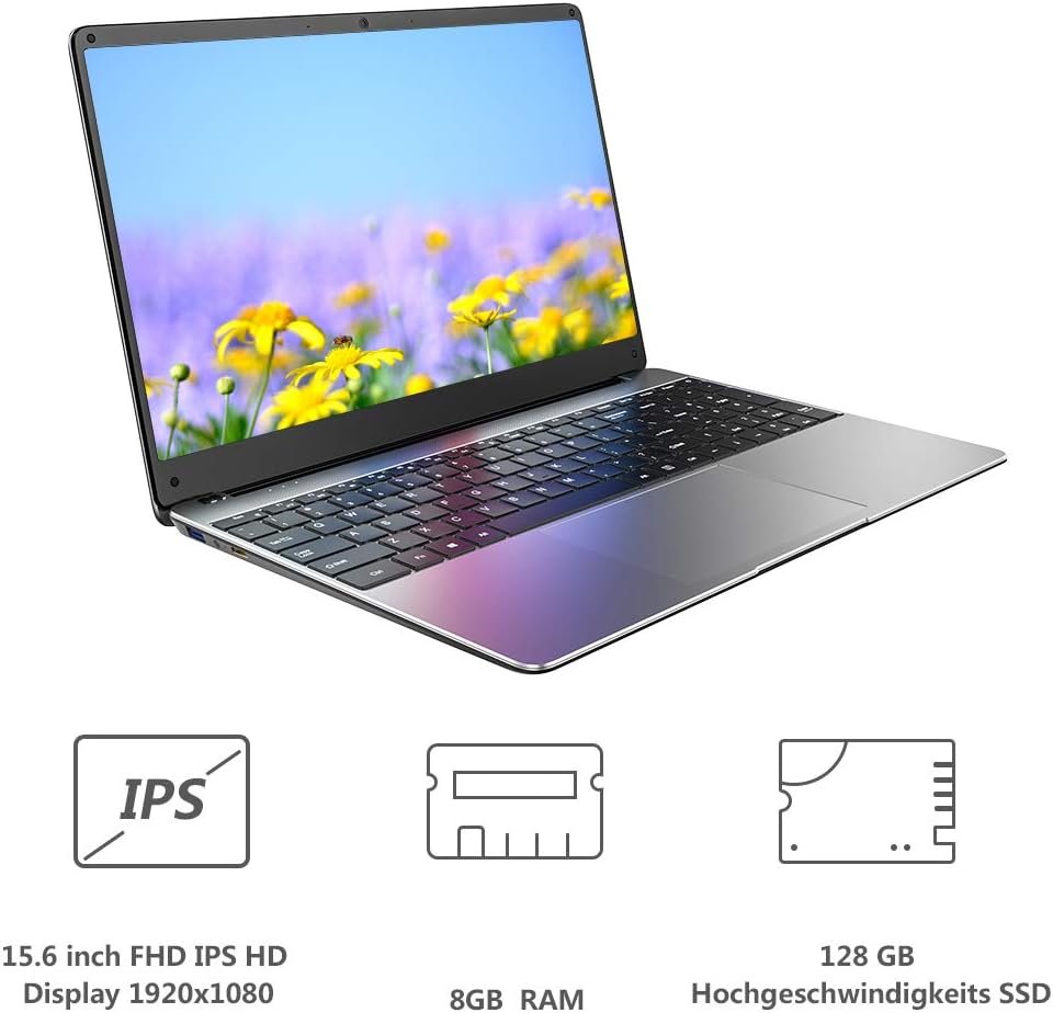 Ноутбук 15.6" YYL Y19 Intel Celeron J4115 RAM 8GB SSD 128GB Windows 10 Pro, фото №2