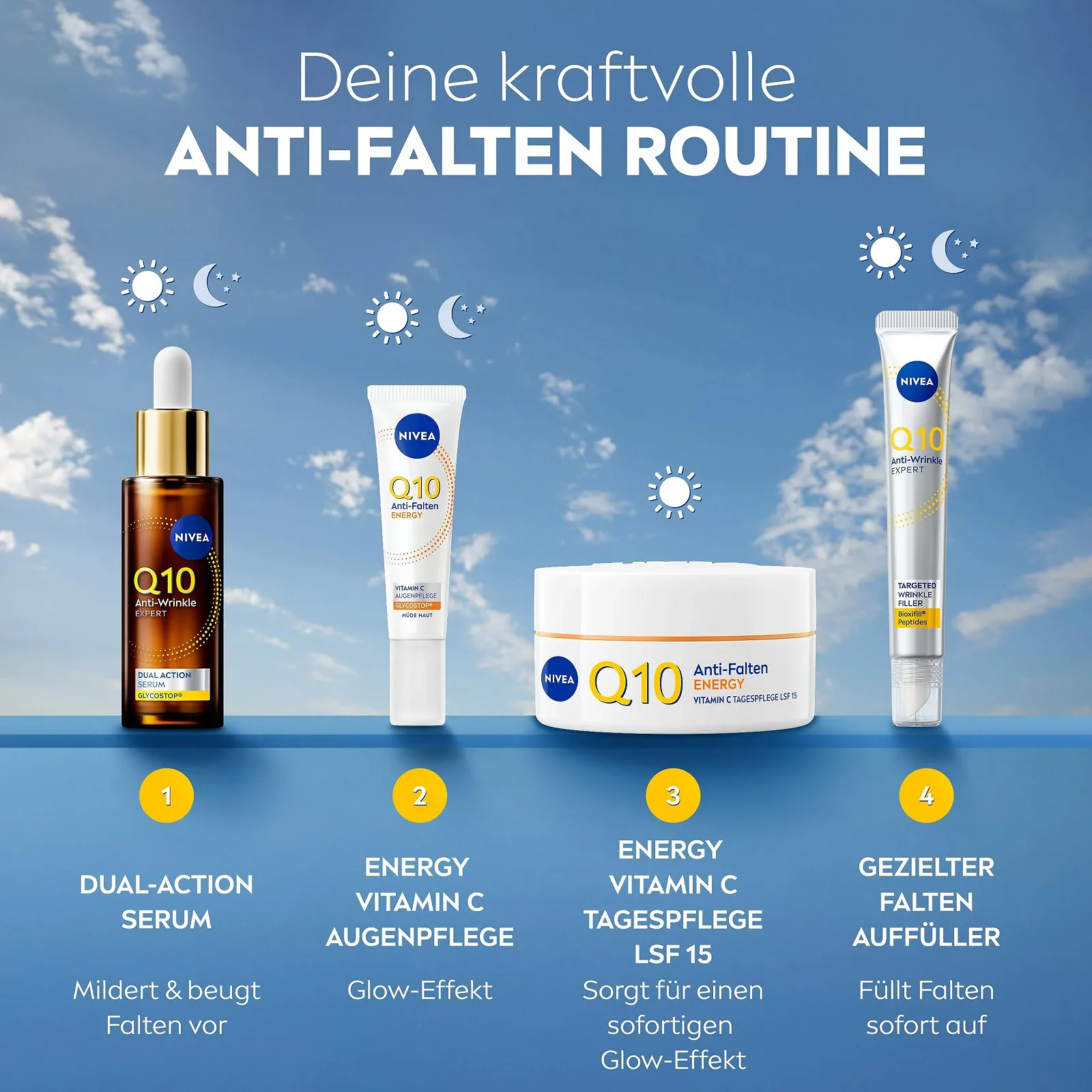 Денний крем NIVEA Q10 Anti-Wrinkle Energy SPF 15 50 мл, фото №7 Денний крем NIVEA Q10 Anti-Wrinkle Energy SPF 15 50 мл, фото №7