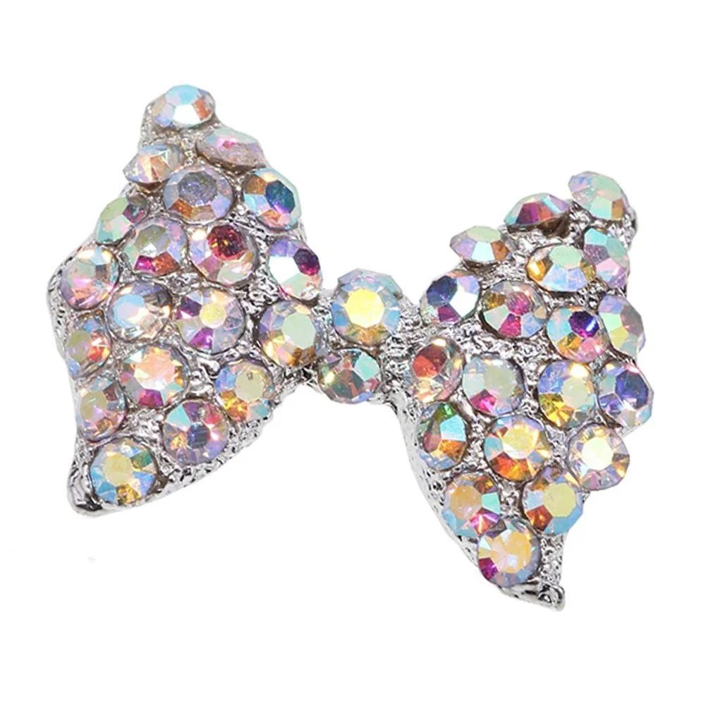 Украшения для ногтей 3D Стразы Brussels S08 Форма галстука-бабочки Металлические Советы для ногтей Declas DIY Маникюр Блестящие украшения для ногтей, фото №3