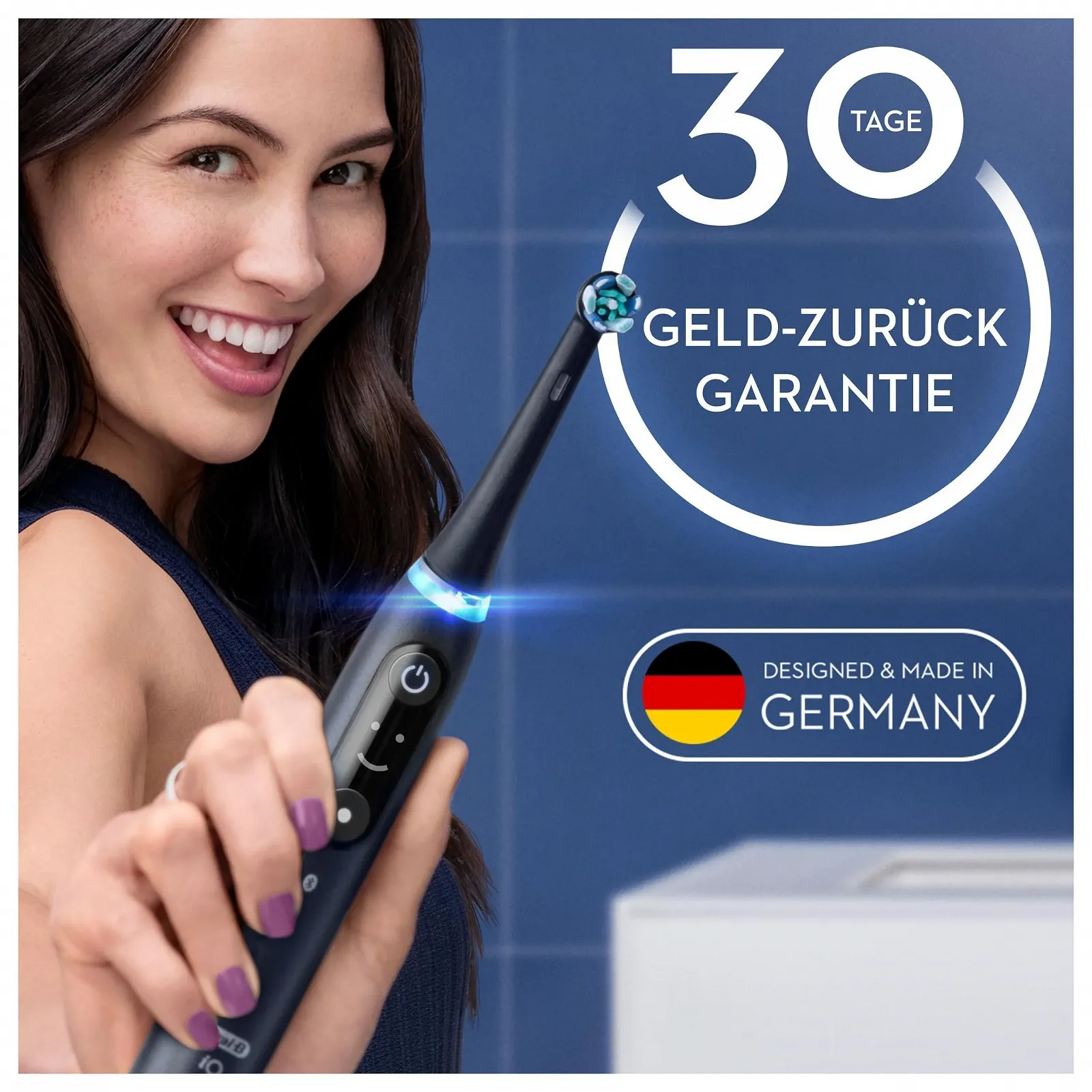 Электрическая зубная щетка Oral-B iO Series 8 Plus Edition 6 режимов с магнитным футляром Black Onyx, фото №8