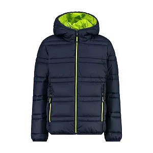 Куртка CMP Детская с фиксированным капюшоном Черный Синий, 164 - Фото 1