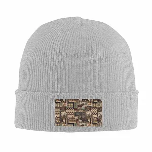 Шапка JBYJBX Lodge Bear Deer Print Осенняя Зимняя Повседневная synthetic.ua - Фото 1