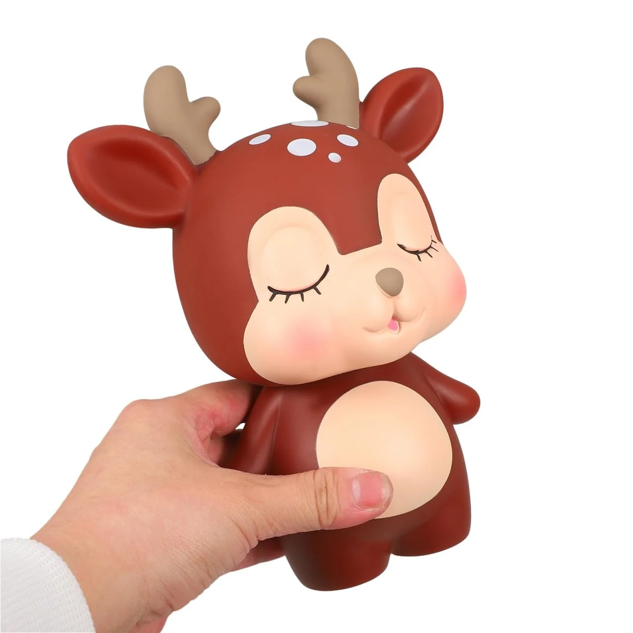 Скарбничка Supvox Deer Олень Кавова з гвинтовою кришкою, фото №10