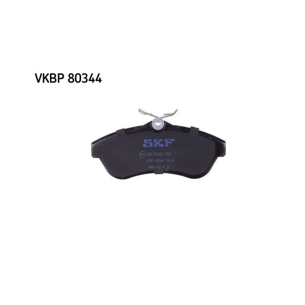 Комплект тормозных колодок, дисковый тормоз SKF VKBP 80344 для CITROËN передняя ось, фото №1