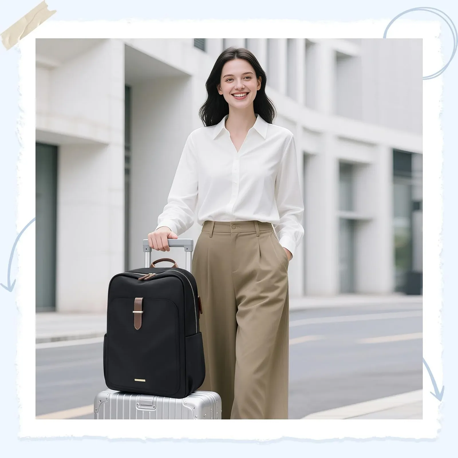 Рюкзак для ноутбука Elegant 17.3 дюйма водонепроницаемый Черный, фото №9 Рюкзак для ноутбука Elegant 17.3 дюйма водонепроницаемый Черный, фото №9