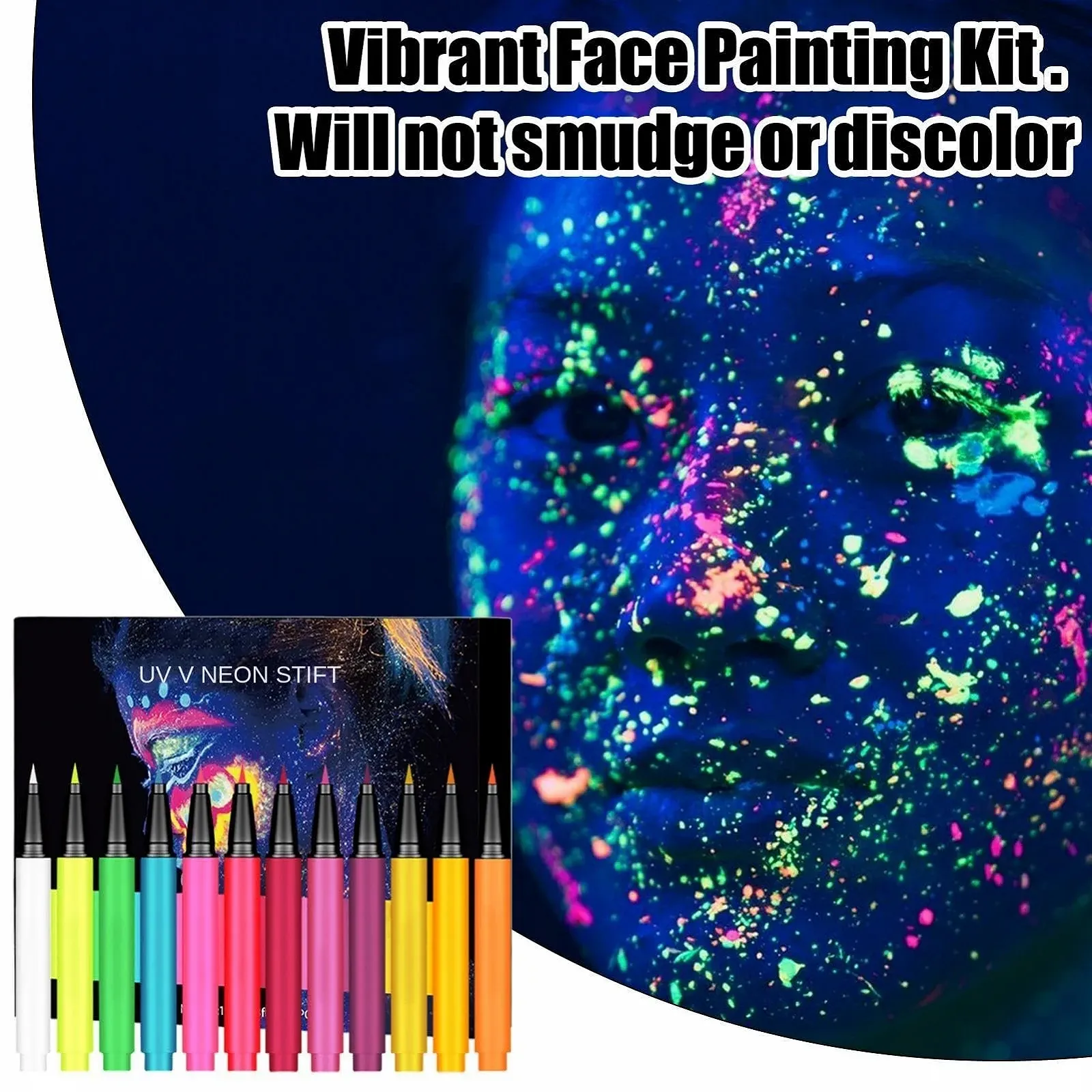 Рідка Підводка Neon Rainbow Glow Неоновий Макіяж, фото №4 Рідка Підводка Neon Rainbow Glow Неоновий Макіяж, фото №4