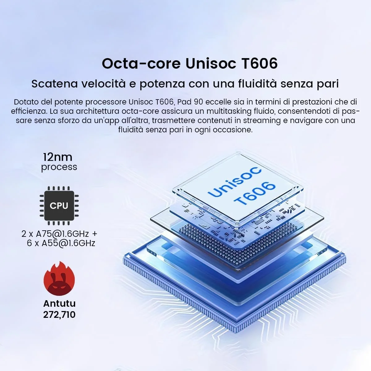 Планшет 11" OSCAL Pad 90 (8+16)/128 Гб 4G 2-SIM 8 ядер Android 14 7700 mAh Сірий, фото №7