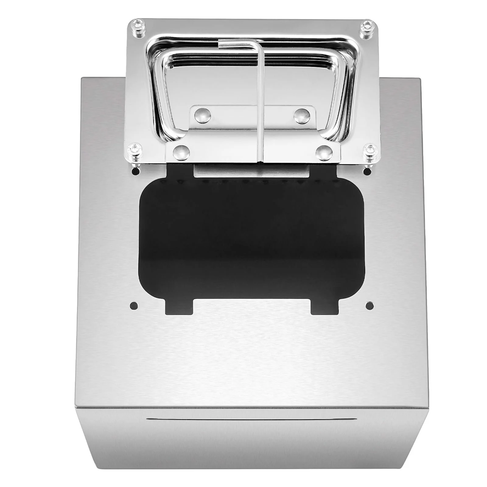 Скарбничка-сейф Велика з нержавіючої сталі з ручкою, фото №5