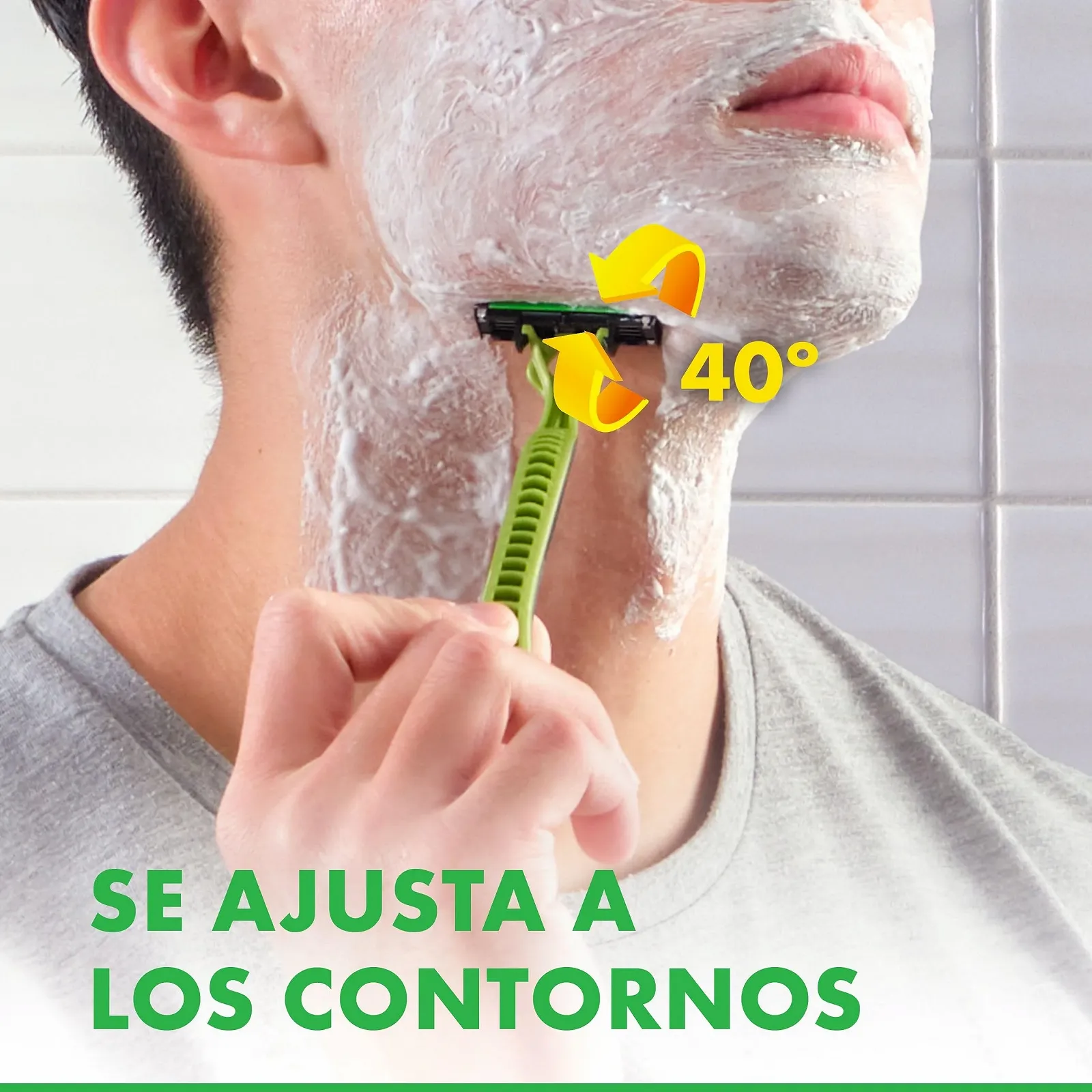 Одноразовая бритва Gillette 3 лезвия 40° Lubrastrip Comfort Gel, фото №3